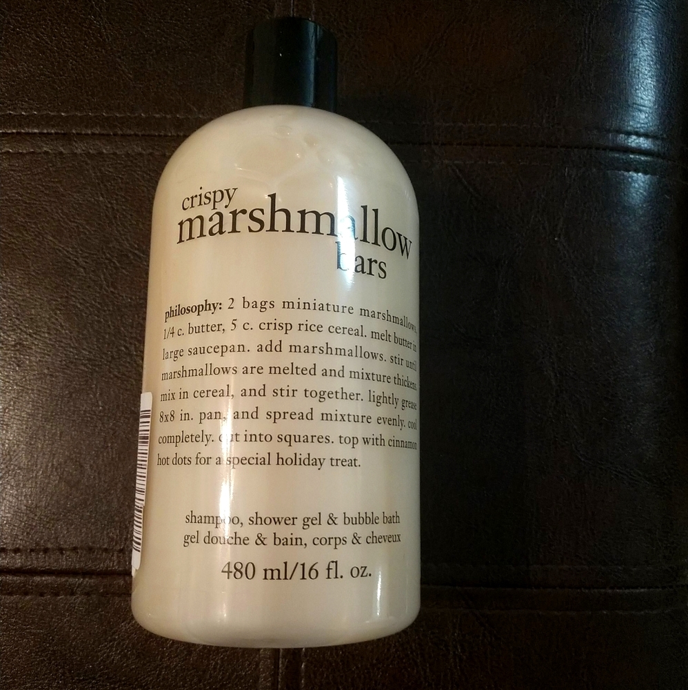 Philosophy body gel crispy marshmallow bars